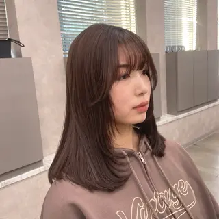ミディアム カラー ヘアアレンジ Over hair_ misakiのヘアスタイル