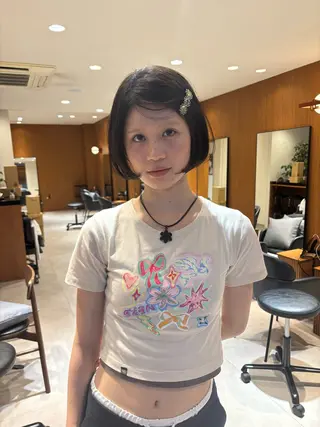 ショート ボブ/艶カラー Rako.のヘアスタイル