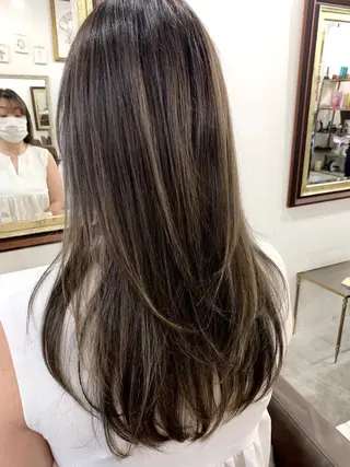 ロング カラー エクステ(レミー毛) NINEのヘアスタイル