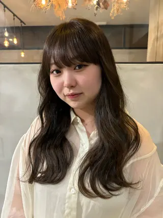 ロング 柴田美育/ カットモデル募集のヘアスタイル