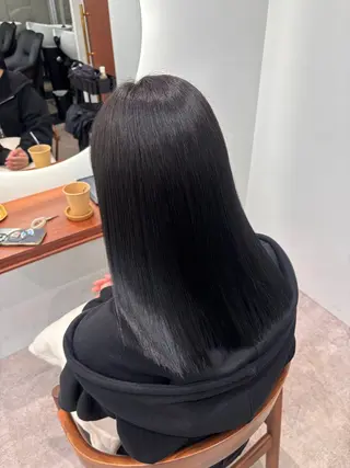 セミロング 透明感カラー🫧 hana🎀のヘアスタイル