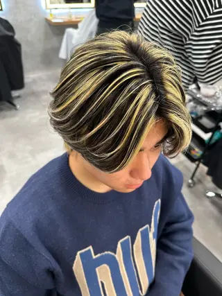 カラー メンズ 札幌メンズ指名 No. 1/光👑のヘアスタイル