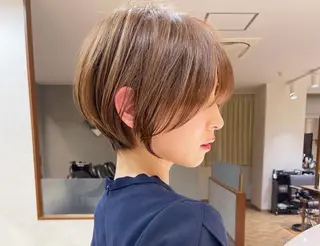 ショート 《髪質改善✖️レイヤ ー🩶》ナオヤのヘアスタイル