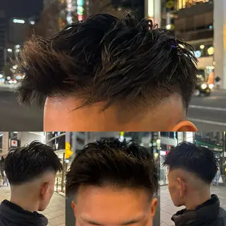 ショート メンズ 増田 諒大のヘアスタイル