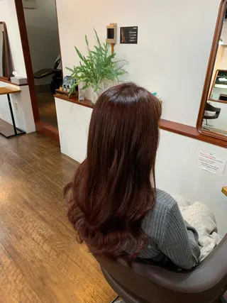 カラー 橋本 愛唯のヘアスタイル