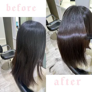 セミロング 🌈髪質改善/縮毛矯 正特化🌈鈴木一寿のヘアスタイル