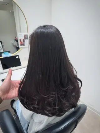 ロング 髪質改善カラー白鷺駅 中嶋晴斗のヘアスタイル