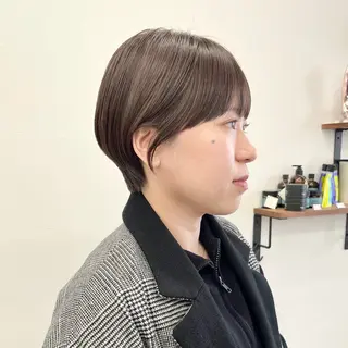 ショート カラー 初めてのショート お任せください✂️のヘアスタイル