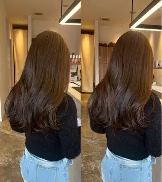 ロング カラー RINNO🌷透明感 カラー/髪質改善のヘアスタイル