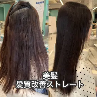 ロング 髪質改善/縮毛矯正 心斎橋/池本有宏のヘアスタイル