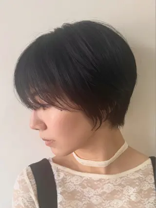ショート カラー 白髪ぼかし×ショート ハイライト×玉山直哉のヘアスタイル