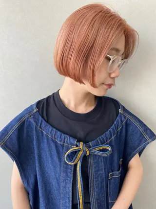 ショート カラー -福岡博多筑紫口- 大津成美のヘアスタイル