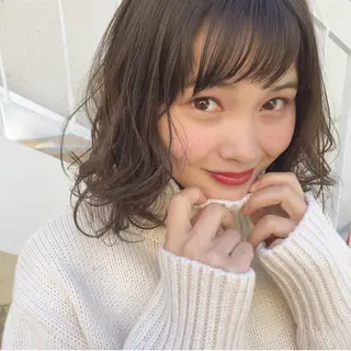 ミディアム パーマ HARUKA ⭐️モデル募集中⭐️のヘアスタイル