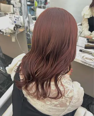 カラー ガーリー×韓国🎀 ⟡.·天野結良⟡.·のヘアスタイル