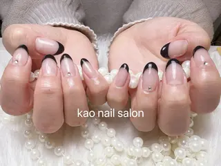ネイル kao nail マグネット/長さだしのネイルデザイン