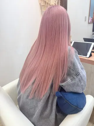 カラー ンジハ えみのヘアスタイル