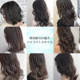 セミロング カラー 【透明感、艶髪】西村 有司のヘアスタイル