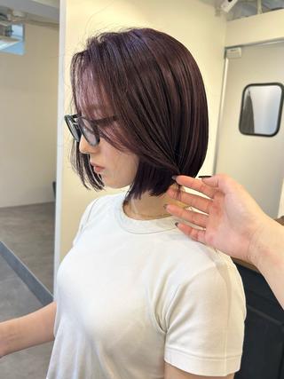 ショート カラー rina /レイヤー /ヘルシーヘアのヘアスタイル