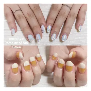 ミディアム ネイル 🐾enen style 🐾のネイルデザイン