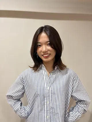 ミディアム ボブ/可愛いスタイル ⠀ゆらのヘアスタイル