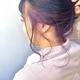 ミディアム カラー YU-KA ✂︎Rico.のヘアスタイル