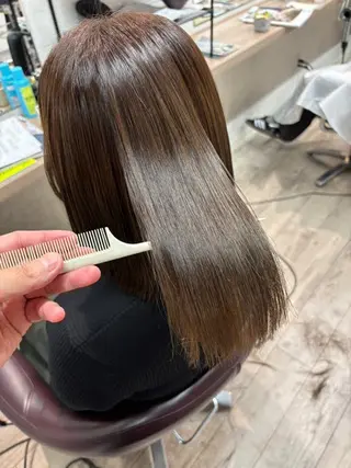 ミディアム 長谷川 賢治のヘアスタイル