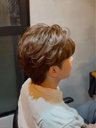 ショート ツイスパ/シャドウ 新井のヘアスタイル