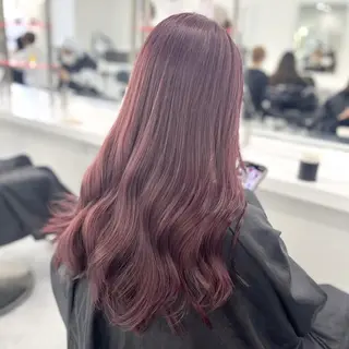 ロング カラー トレンド韓国ヘアー♡ 横浜美容室♡のヘアスタイル