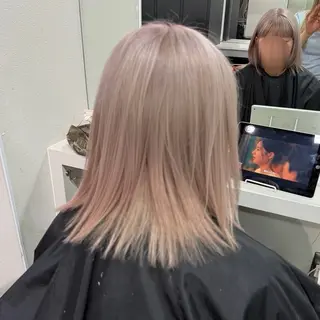 ミディアム カラー 🍀ブリーチ/艶カラ ー🍀 コイケのヘアスタイル