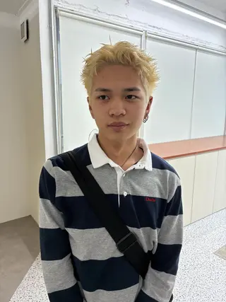 カラー メンズ メンズカット パーマ[佐橋]のヘアスタイル
