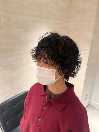 ショート パーマ 木村 飛蕗💎 カットモデル募集のヘアスタイル