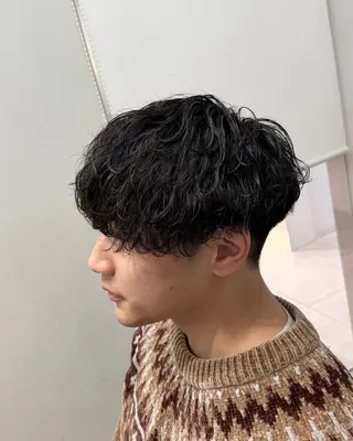 ショート パーマ メンズ 下北沢／メンズ/ メンズパーマ/優樹のヘアスタイル