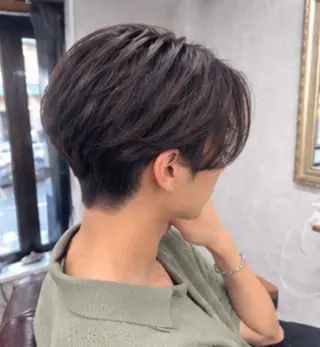 メンズ パーマ Lien 深井店のヘアスタイル
