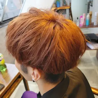 ショート ブリーチハイライト✨ 山口そらのヘアスタイル