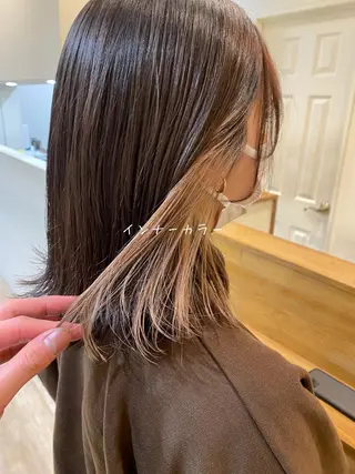 ミディアム CASANE 大橋康智のヘアスタイル