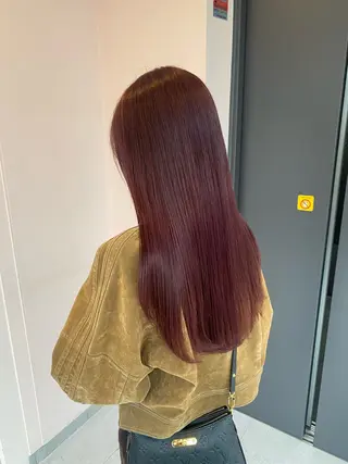 カラー 楓🦋韓国系レイヤー / 透明感カラー🤍のヘアスタイル