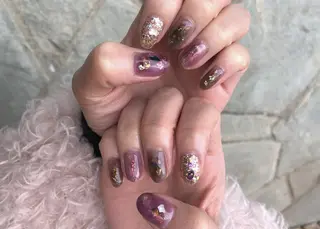 ネイル パラあり！フィルイン 美フォルムのネイルデザイン