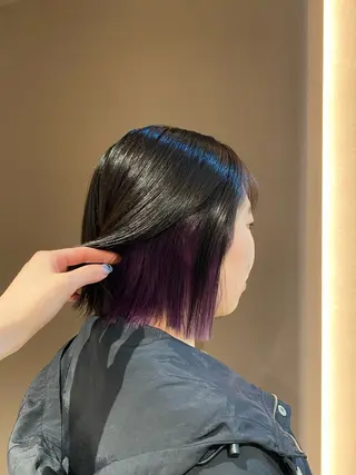 ショート Lien.AKI 透明感カラー🤍のヘアスタイル