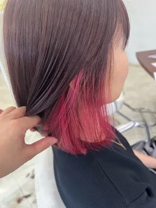 ミディアム カラー Rapt.HAIR 中村 知里のヘアスタイル