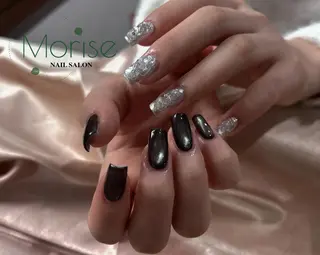 ネイル MoriseNail Jr研修💜はるかのネイルデザイン