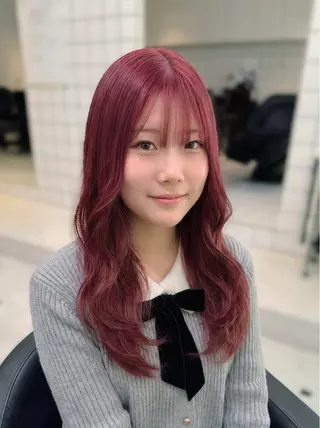 ロング カラー メンズ特化/上野 暖色カラー ダイチのヘアスタイル
