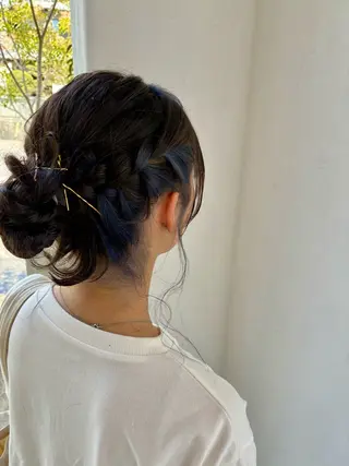 カラー ヘアアレンジ 清水 美香のヘアスタイル