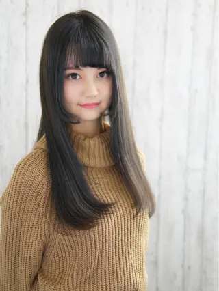ロング カラー パーマ ヘアアレンジ キッズ ネイル マツエク・マツパ 永野 良一のヘアスタイル
