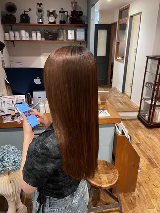 moka/ブリーチ /カットのヘアスタイル