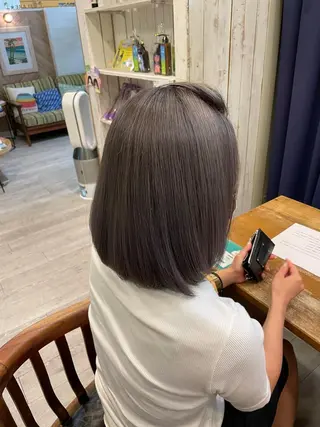 ミディアム カラー 犬飼 幸志のヘアスタイル