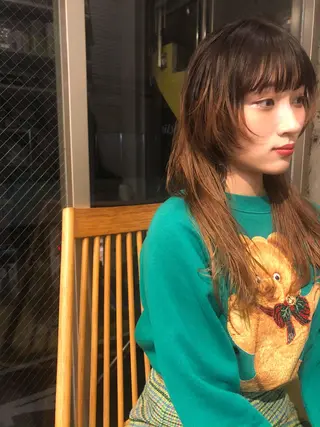 ロング 🌈圧倒的デザイン パーマ 関和希のヘアスタイル