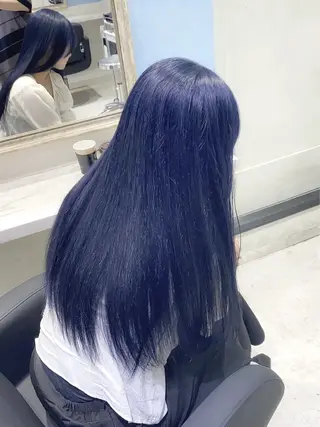 ロング カラー ダブルカラー/透明感 カラー/kazusaのヘアスタイル