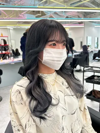ロング カラー 💗爆美女製造機💗 ハイトーン-髪質改善のヘアスタイル