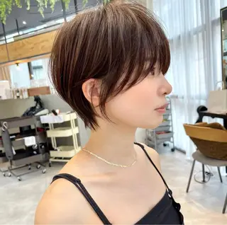 ショート カラー ショート上手い人/ 銀座/なかじのヘアスタイル