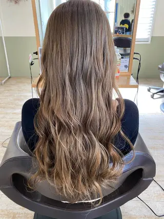 ロング カラー Agu hair 清尾 浩昭のヘアスタイル